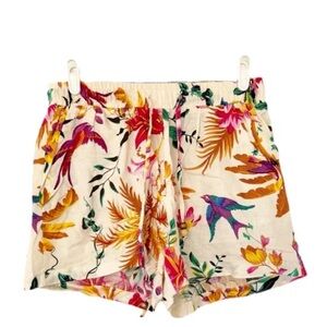 RACHEL Rachel Roy Multicolor Floral High Waist Shorts